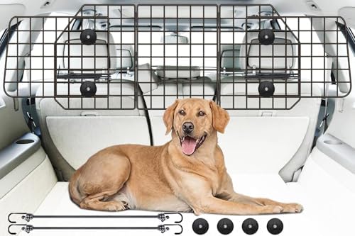 Gtongoko Dog Car Barrier for SUV, Heavy Duty Steel Wire Mesh Pet Divider for by Gtongoko