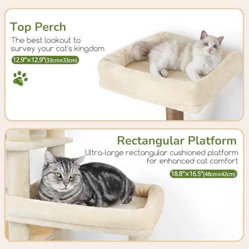 Globlazer 65in Sturdy Cat Tree Tower - Image 3