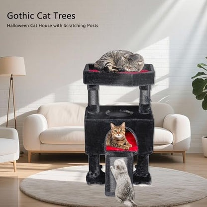 BEWISHOME Cat Tree Tower for Indoor Cats, Gothic Cat Trees - Image 5