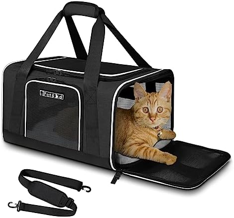 Petskd Small Pet Carrier 18" L x 11" W x 11" H Airline Approved by Petskd