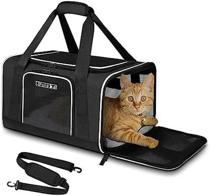Petskd Small Pet Carrier 18" L x 11" W x 11" H Airline Approved by Petskd
