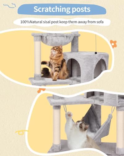 Cat Tree Cat Tower Condo Pet Activity Center Sisal Scratching Post - Image 3