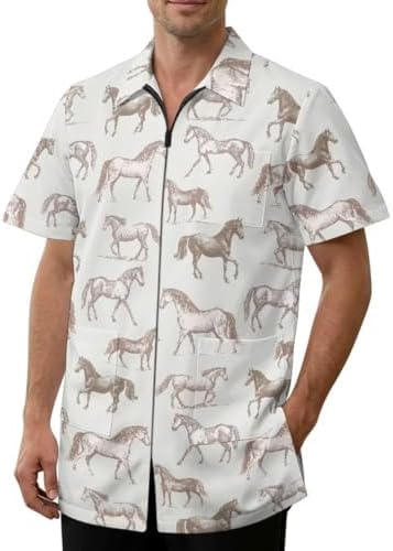 Work Smock for Pet Groomers, Professional Design Water & Hair Proof by YGFLPPV