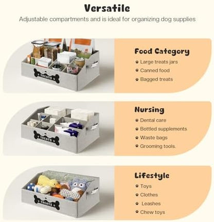 Dog Treat Container, Dogs Storage Organizer - Image 3