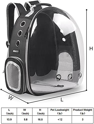 Cat Backpack Carrier Breathable Pet Travel Bag - Image 2