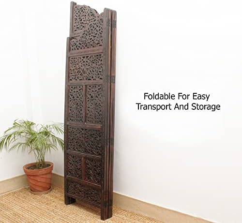 COTTON CRAFT Room Divider Wood Screen - Image 7