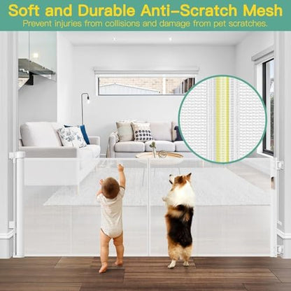 Reinforced 60" Wide Retractable Baby Gate - Image 6