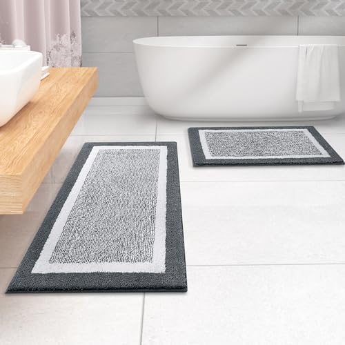 OLANLY Bathroom Runner Rugs 47x20, Long Bath Mats - Image 7