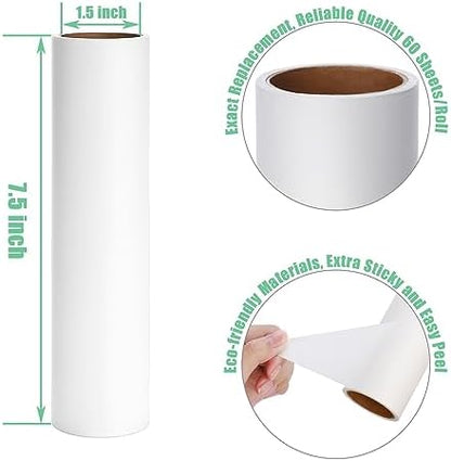 7.5 inch Lint Roller Refills Only, Pet Hair Remover Refills - Image 4