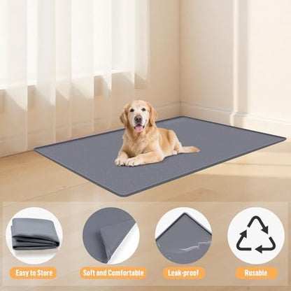 Silicone Dog Bed Mat 34"x 22" Crate Mat - Image 2