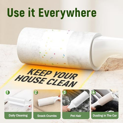 Extra Sticky Lint Roller for Pet Hair, 500 Sheets, 2 Handles - Image 5