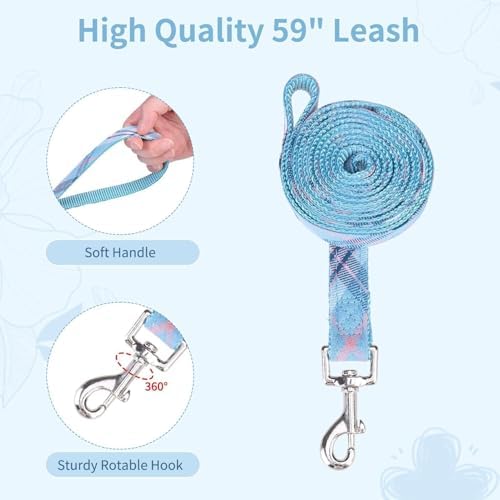BINGPET No Pull Dog Harness Leash Collar Set, Adjustable Step-in Vest - Image 5