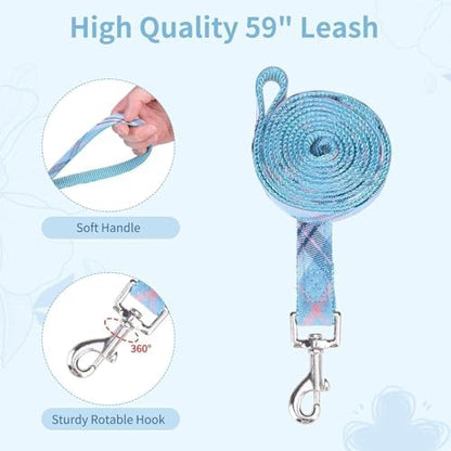 BINGPET No Pull Dog Harness Leash Collar Set, Adjustable Step-in Vest - Image 5