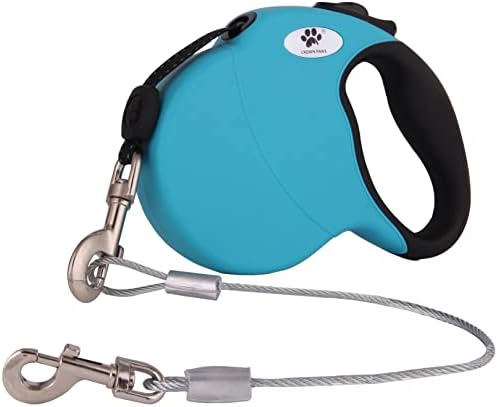 16ft Retractable Dog Leash for Large Breed Dogs up to 110 lbs by CROWN+PAWS