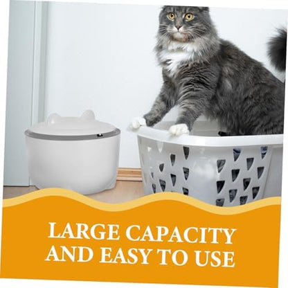 1set Odor-Sealing Cat Litter Disposal Bin Easy One-Button Feature Large - Image 5