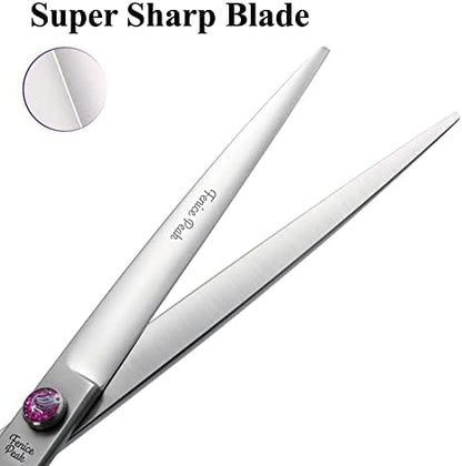 8'' Straight Dog Grooming Scissors - Image 4