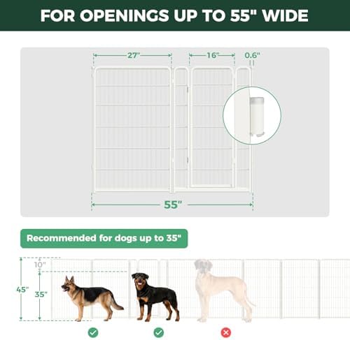 FXW Dog Gate, Extra Wide Adjustable - Image 6