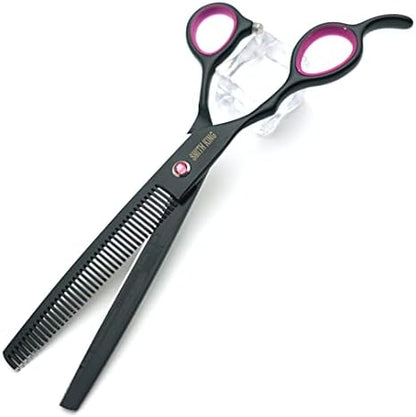 Professional Dog Grooming Shears Set Dogs Straight & thinning & Curved scissors - Image 5