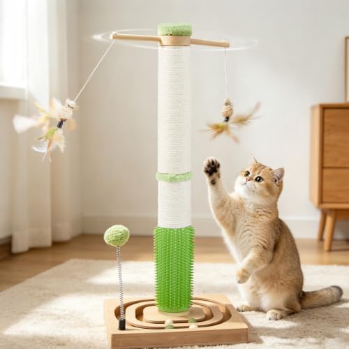 Cat Scratching Post with Stable Square Base by EMUST