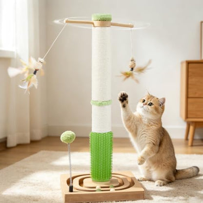 Cat Scratching Post with Stable Square Base by EMUST