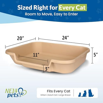 KittyGoHere Senior Cat Litter Box, Large - Image 6
