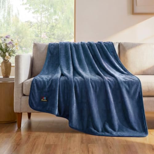 Luciphia Waterproof Pet Blanket, Washable Reversible Sherpa Fleece Throw by luciphia