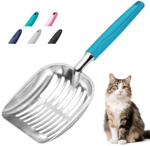 Cat Litter Scoop, Metal Cat Scooper, Plastic Handle Scoop, Sifting Shovel of by Showvigorismorethanjustabranditsalifestyle