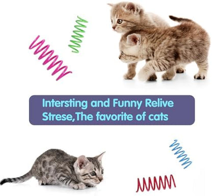 48PCS 12Colors Cat Spring Toys for Indoor Cats - Image 6