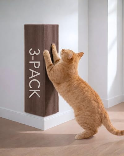 Corner & Wall Cat Scratch Mat, Self-Adhesive Trimmable Cat Scratcher, Wall by Unknown