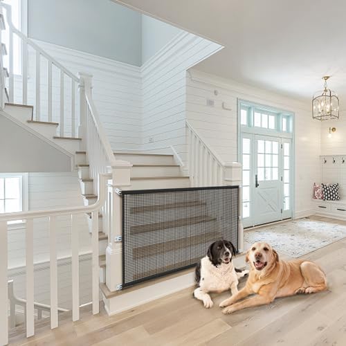 Magic Mesh Dog Gate for Doorways – Indoor Pet Gate 30"x70" for Kitchen - Image 2
