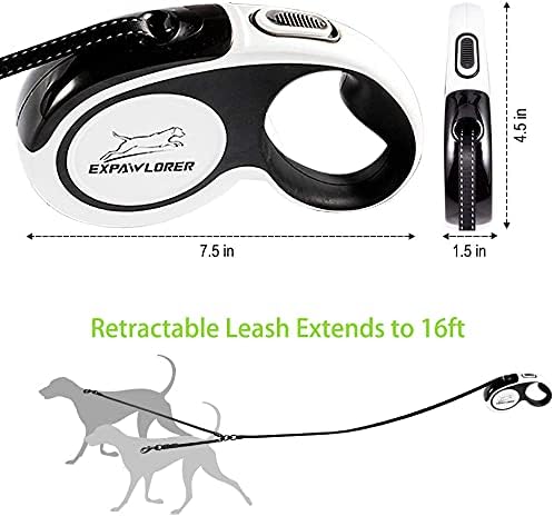 EXPAWLORER Dual Retractable Dog Leash - Image 2