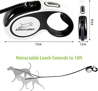 EXPAWLORER Dual Retractable Dog Leash - Image 2