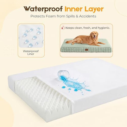 Orthopedic Dog Bed for XL Dog, Waterproof Washable Pet Bed for Crate - Image 5