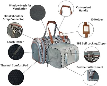 Mr. Peanut’s Gold Series Standard Size Expandable Pet Carrier - Image 3