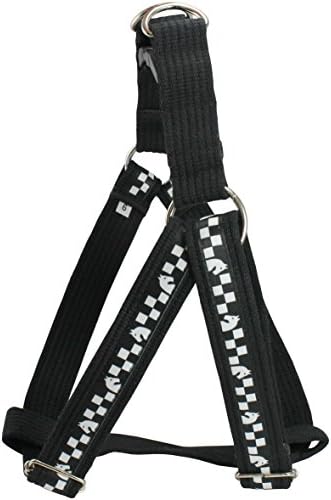 Dogs My Love Cotton Web Adjustable Dog Step-in Harness 4 Sizes Chessboard - Image 3