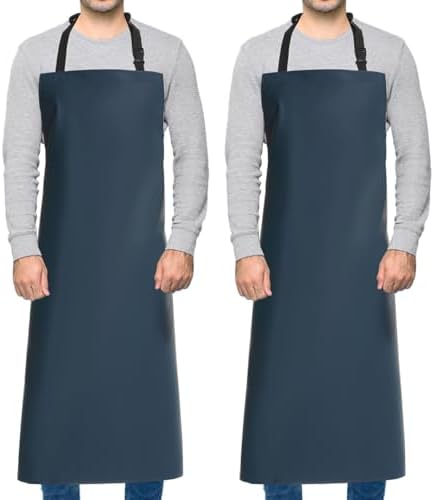Homsolver 2 Pack Waterproof Dishwasher Rubber Adjustable Apron by Homsolver