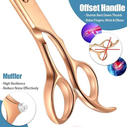 Dragon Creek Dog Grooming Scissors -7.5" Bronze - Image 4