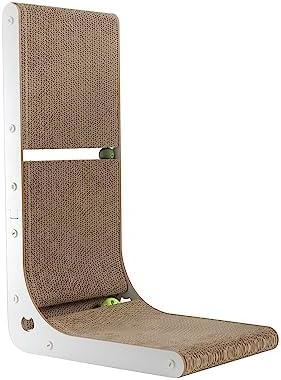 SMARTBEAN Cardboard Cat Scratcher, Vertical Cat Scratching Board, 23.6 Inch by SMARTBEAN