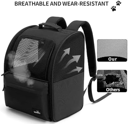 wakytu Cat Carrier Backpack, Pet Backpack Carrier - Image 3