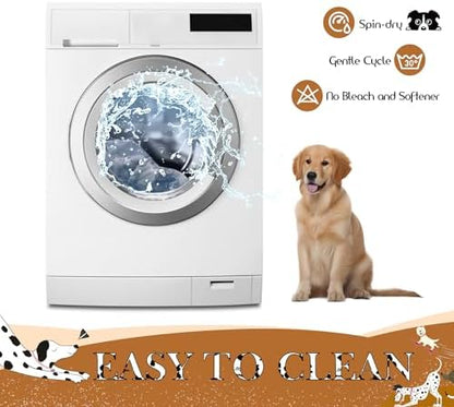 Flannel Dog Bed Covers Replacement Washable 52" x 28" x 6" - Image 6
