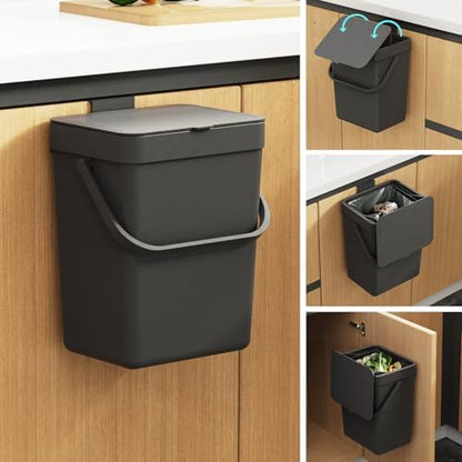 LALASTAR Countertop Compost Bin, Hanging Small Trash Can by LALASTAR