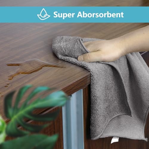 HOMEXCEL 50PK Microfiber Cleaning Cloth, Cleaning Rag - Image 3