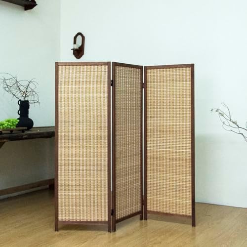 3 Panel Short Room Divider – 3.9 ft Tall Double-Side Folding Privacy Screen - Image 2