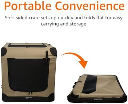 Amazon Basics Portable Folding Soft Dog Crate - Image 6