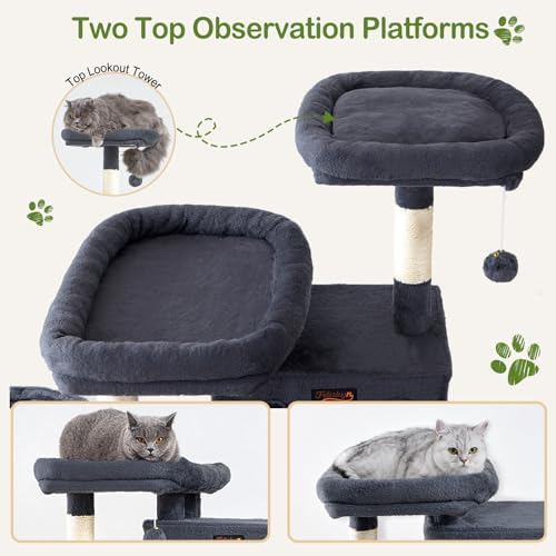 74in Cat Tree Tower for Indoor Cats - Image 2