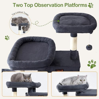 74in Cat Tree Tower for Indoor Cats - Image 2