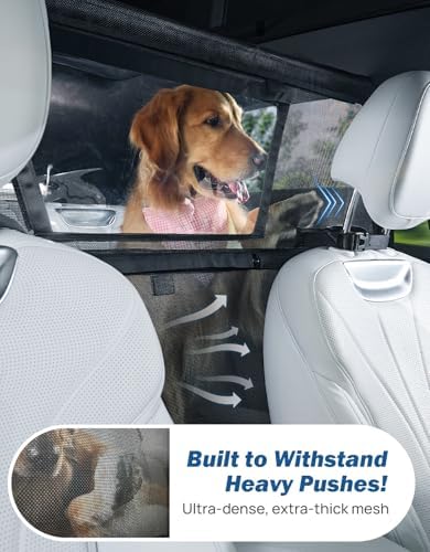 JOYTUTUS 52" Wide Dog Car Barrier - Image 4
