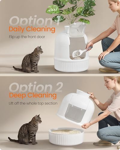 Feandrea Plant Cat Litter Box Enclosure - Image 4