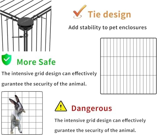 Pet Playpen, Small Animal Cage DIY Wire Fence - Image 4