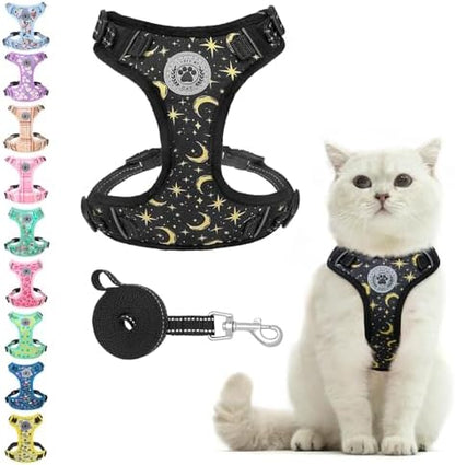 BEAUTYZOO Cat Harness and Leash Set, Escape Proof and Adjustable by BEAUTYZOO